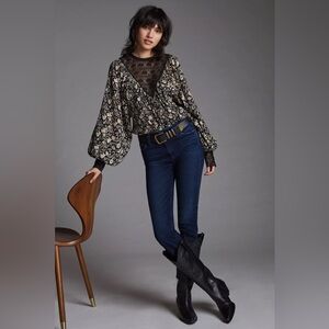 AG ADRIANO GOLDSCHMIED Women’s USA🇺🇸MADE The Stevie Slim Straight Jeans Size 28R